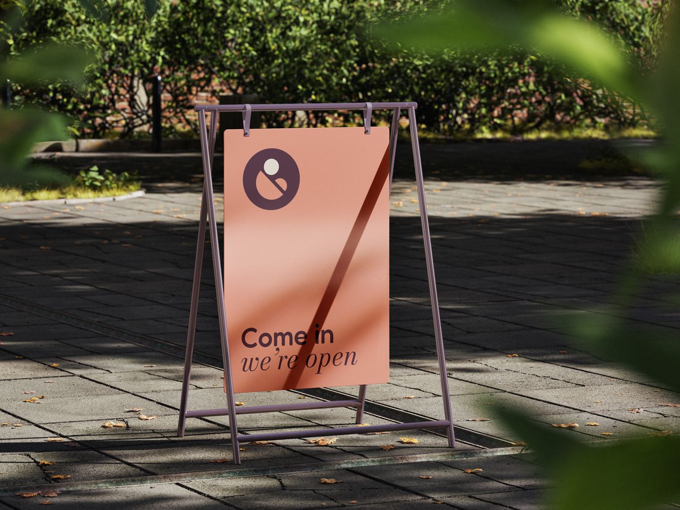 Physio Bump sandwich board signage